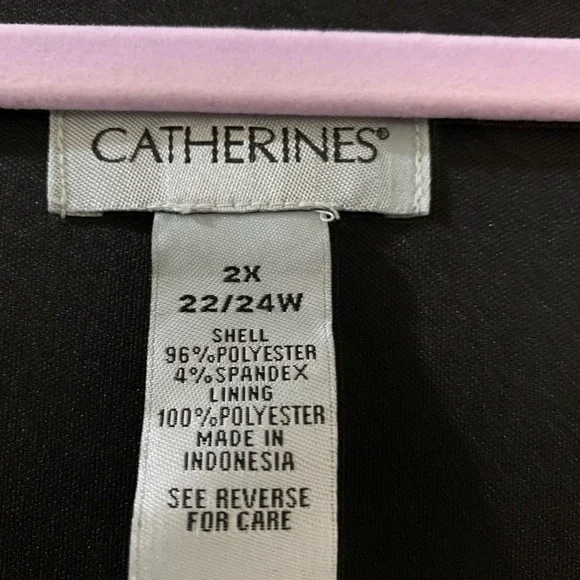 Catherines Black and White Sleeveless Maxi Dress - Picture 2 of 2